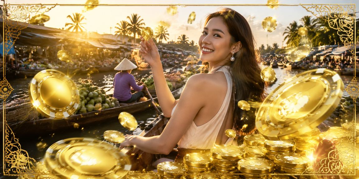 Người chơi tại Cần Thơ kiểm tra danh sách ưu đãi tiền thưởng trên điện thoại trong không gian hiện đại