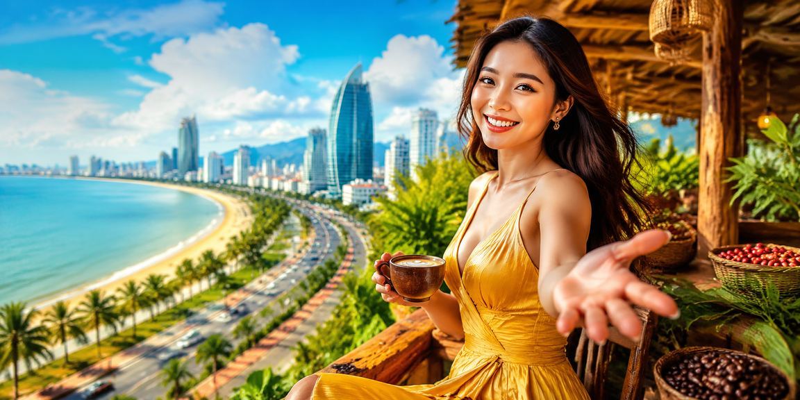 Người hâm mộ thể thao tại Đà Nẵng theo dõi kèo bóng đá buổi tối bên tách cà phê